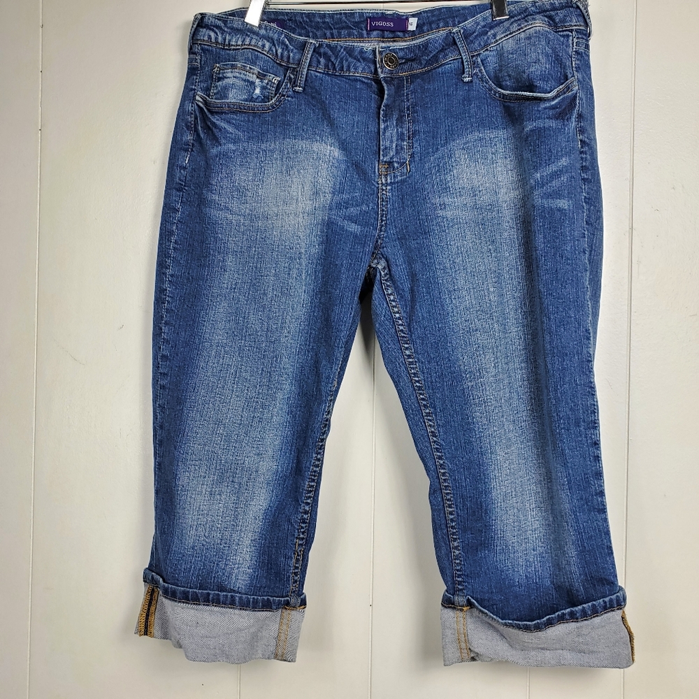 Vigoss cuffed capri jeans Size 15